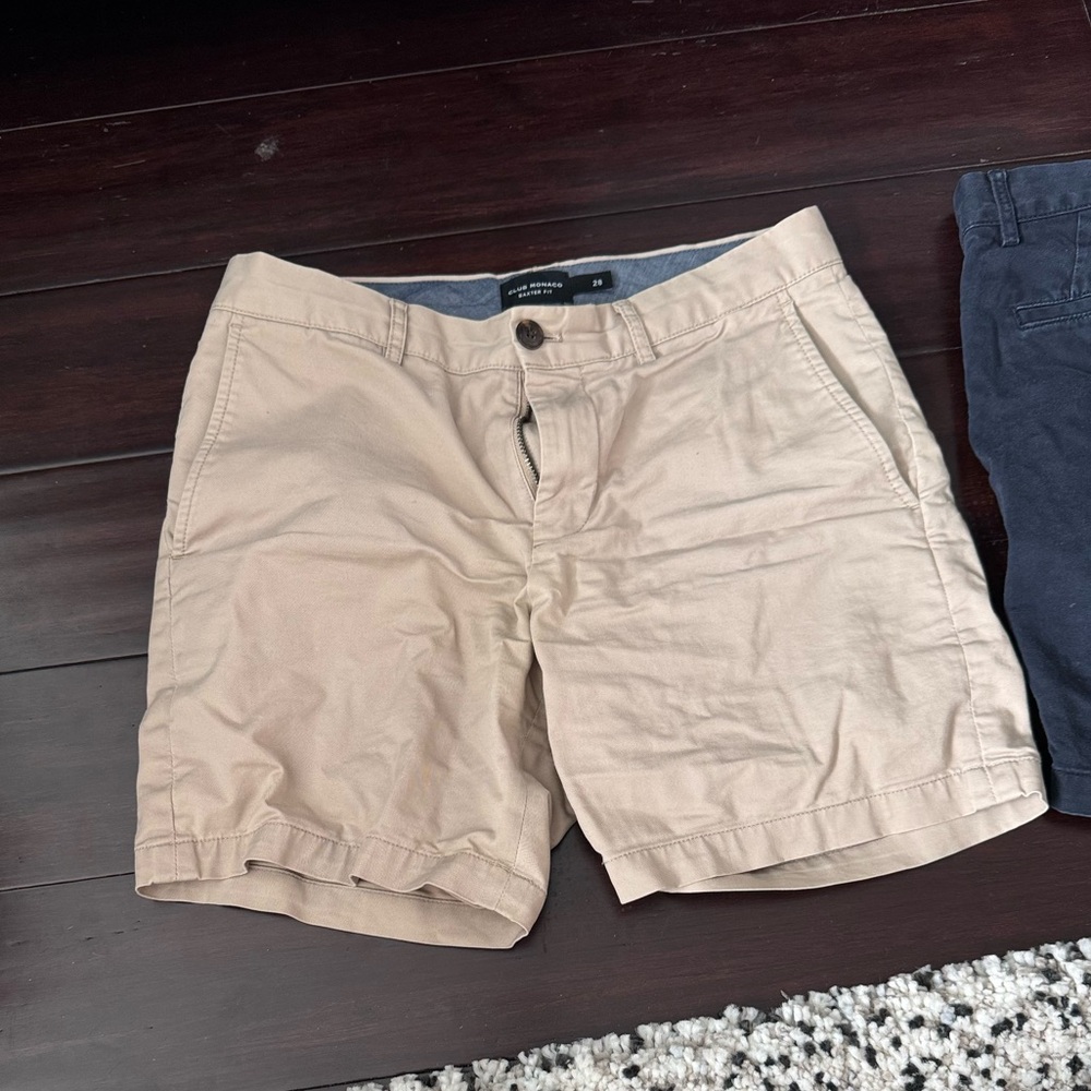 Khaki Baxter Shorts Club Monaco 7”